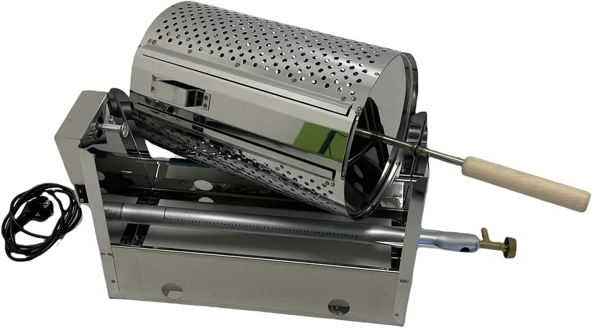 motore, 1 Kg, professionale, acciaio inox, per Caldarroste Cuocicastagne da Sagra Arrosto INOX rota
