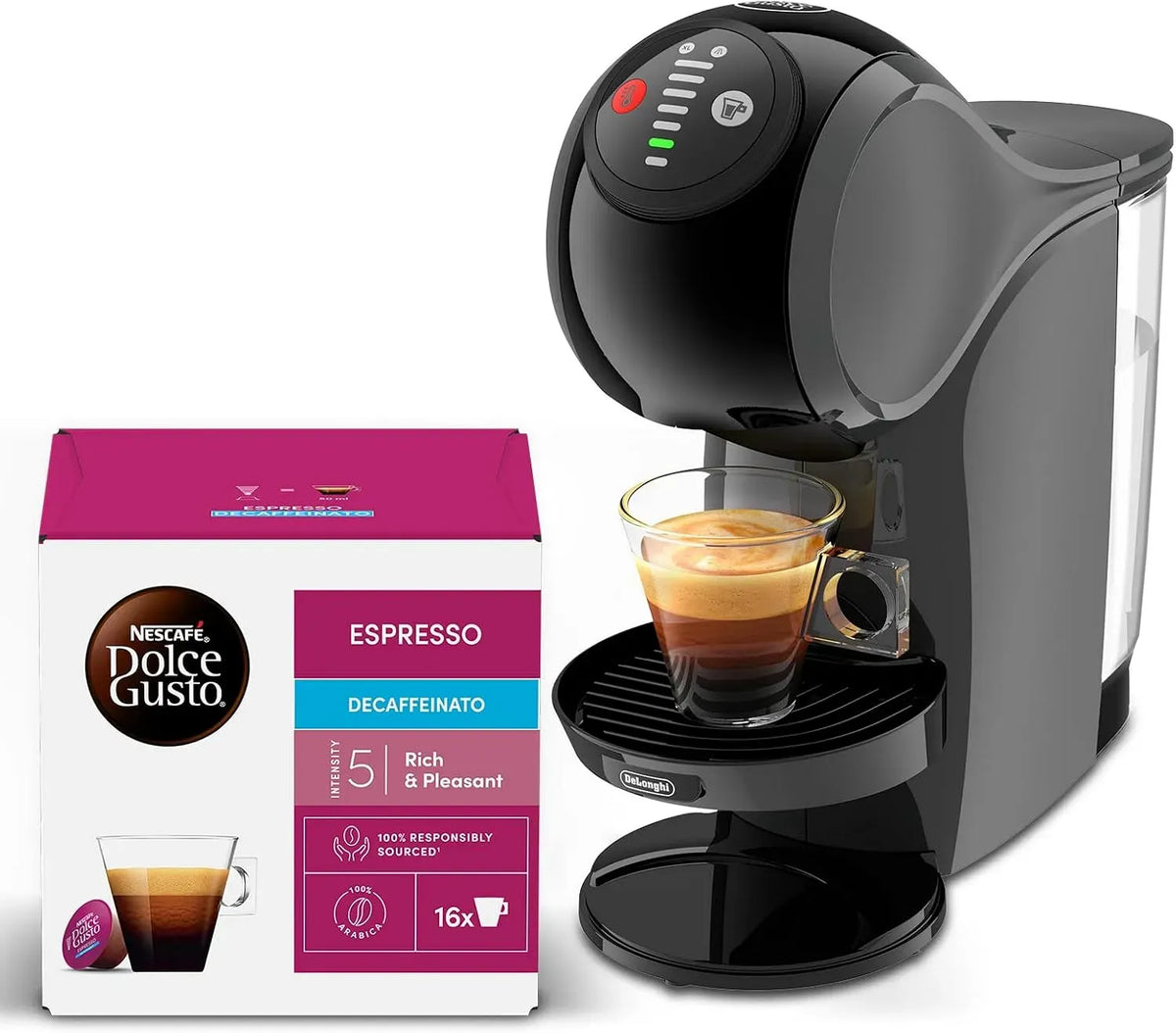 De'Longhi Macchina per Caff, macchina da caffè elettrica, per Caffè Espresso e Altre bevande in capsula