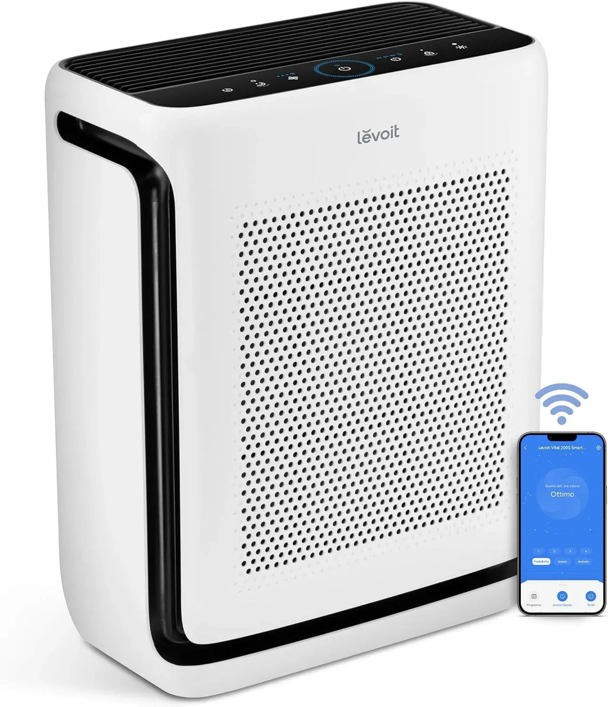 Purificatore d'aria, 416 m³/h, 108㎡, depuratore d'aria, Levoit Purificatore d'Aria Smart con Modalità Animale