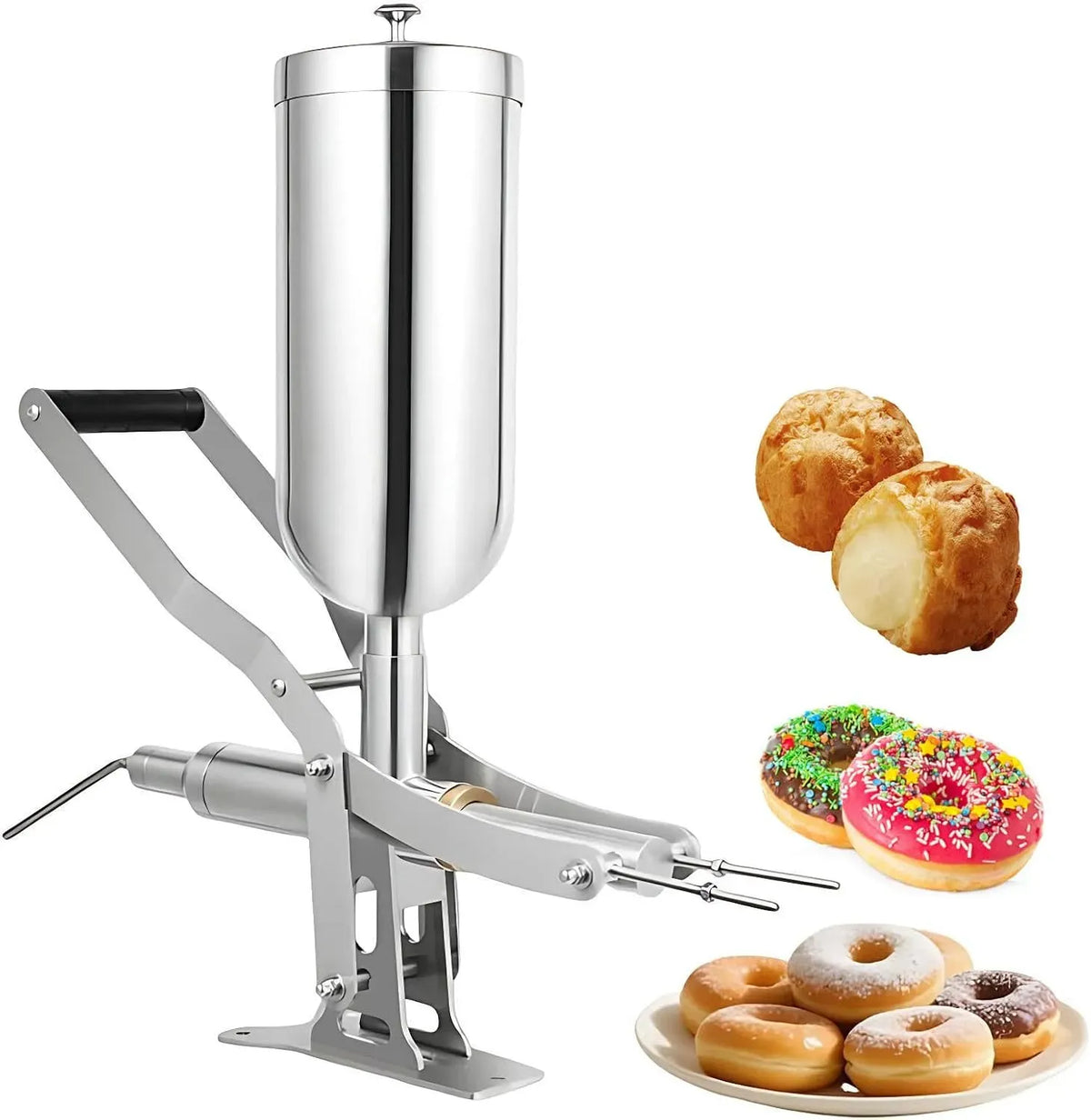 Macchina per Il riempimento, 5 L, professionale, acciaio inox, per Il riempimento di pasticcini da 5 Litri