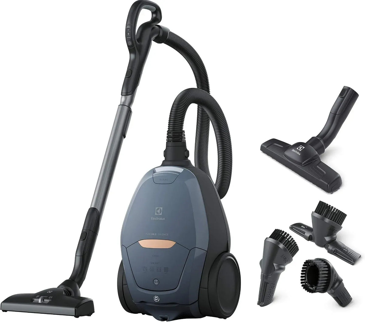 Electrolux PureD8 PD82-8DB-Aspirapolvere, blu, Pure D8 a Slitta con Sacco Ultra Silenzioso, 13783211