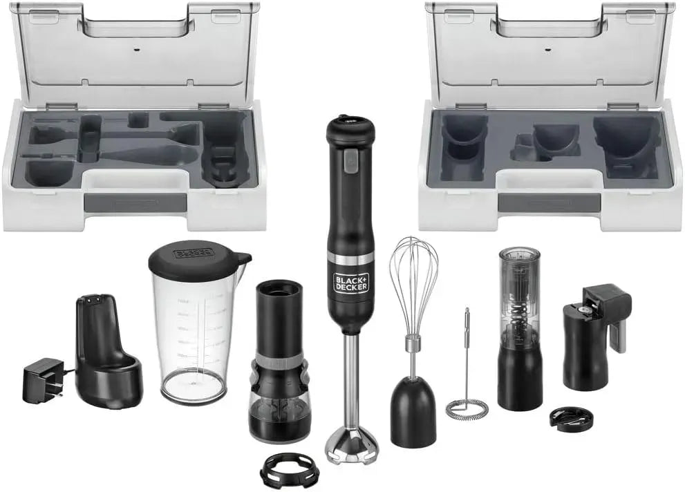 Black+Decker BCKM1016KS10 Frullatore, nero, 6 in 1 Multi Tool Set