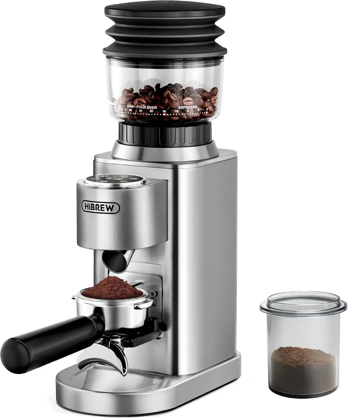 G7-48 Macinacaffè elettrico dotato di impostazioni precise per espresso/filtro/caffè, controllo porzioni e macinacaffè antistatico, conico per caffè