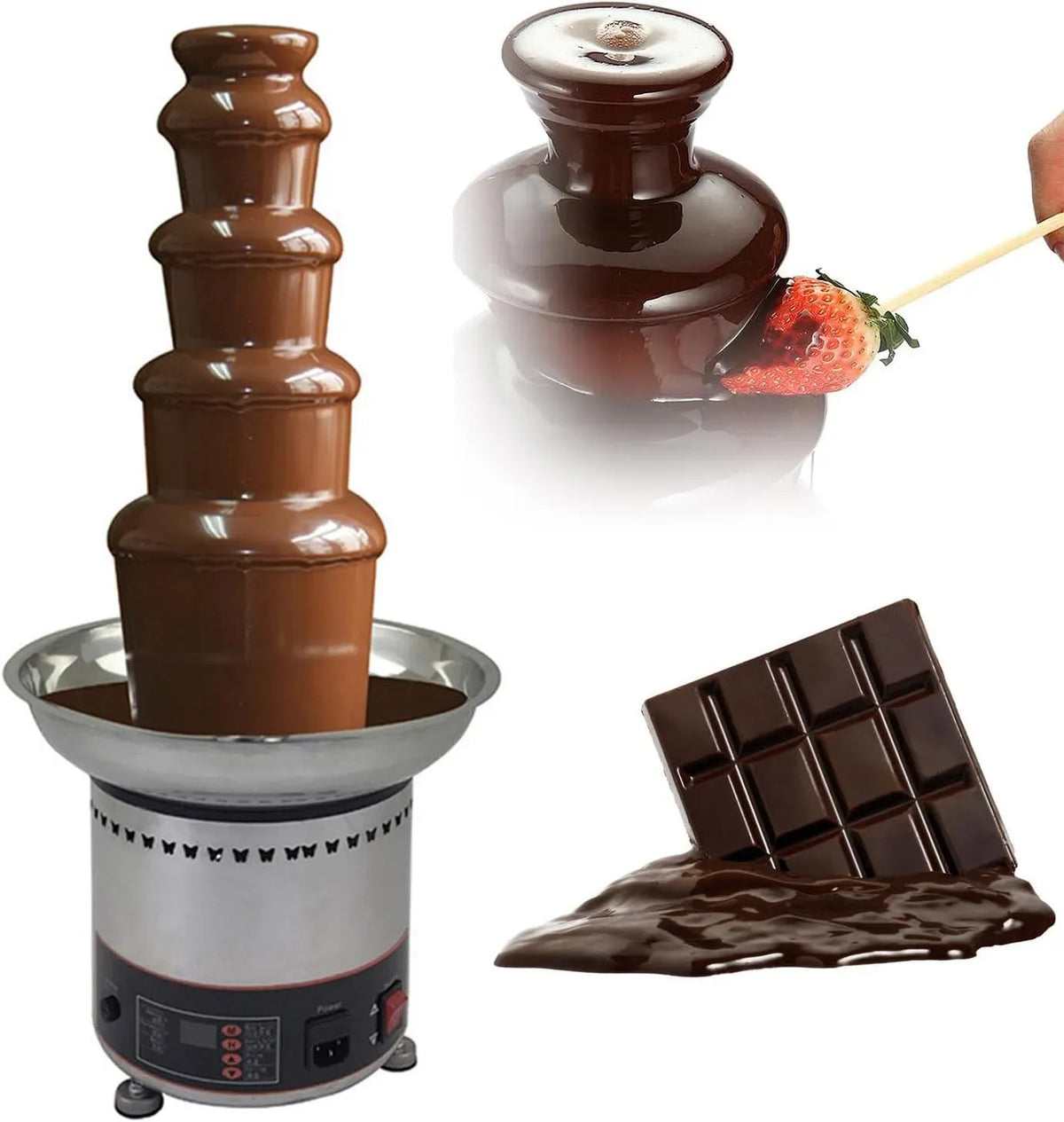 5floors fonduta, 7 Livelli, per fonduta di Cioccolato