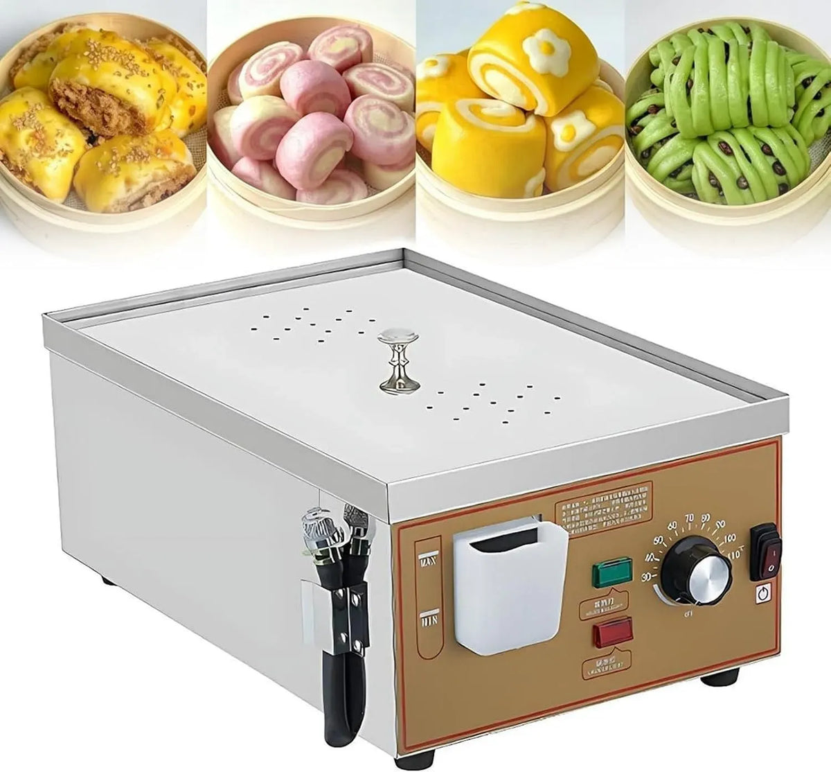 Vaporiera Elettrica per uso professionale Per Dim Sum E Panini Al Vapore