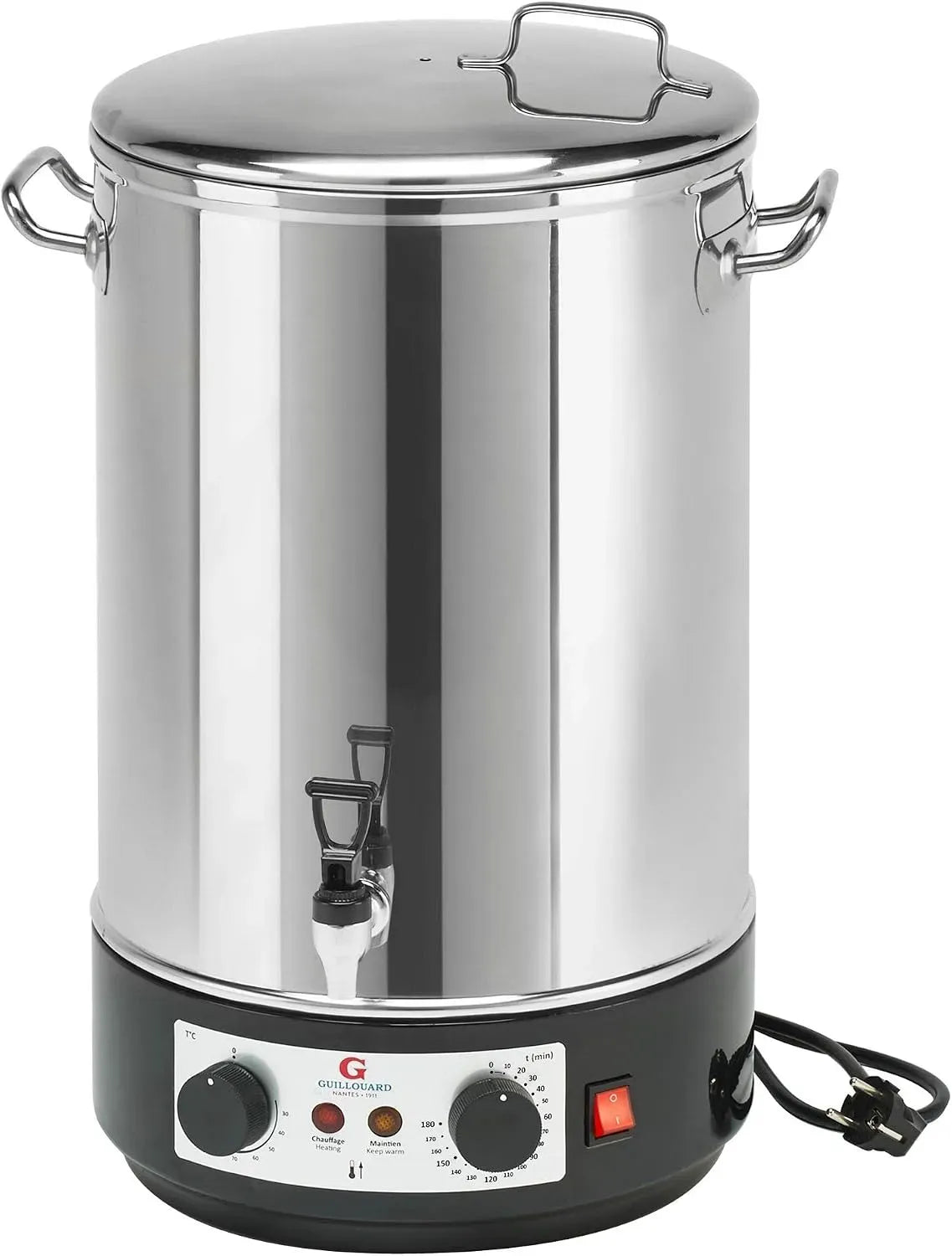 Rubinetto da cucina, 32 L, 2500 W, timer, miscelatore e rubinetto lavello
