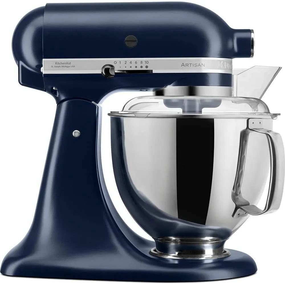 KitchenAid Robot da cucina, 4.8 L, blu, macchina da cucina, Robot da Cucina con testa inclinabile e 7 accessori