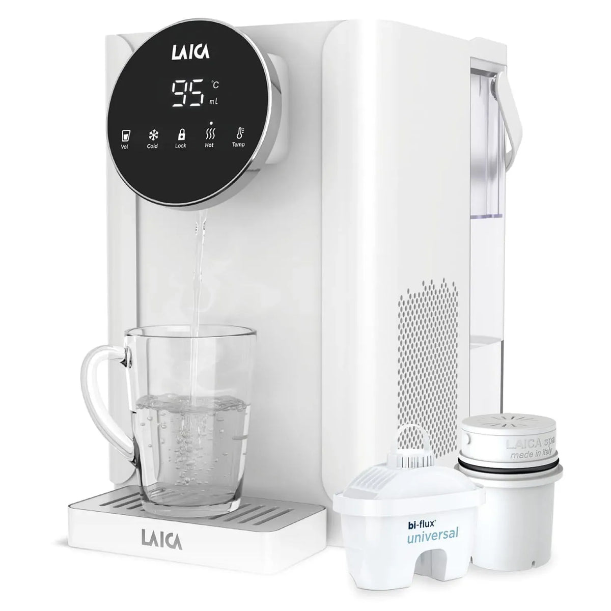 Dispenser, 4 L, LAICA, Dispenser Acqua Filtrata Fredda e Calda