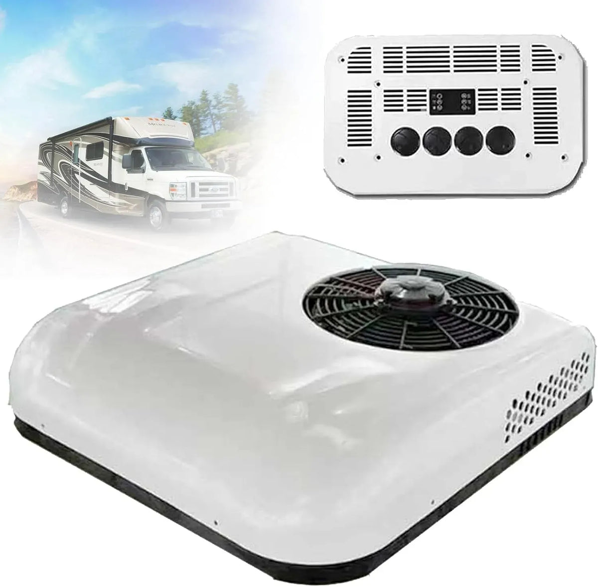 Condizionatore V/24 24V-White, 12 V, bianco, Barca