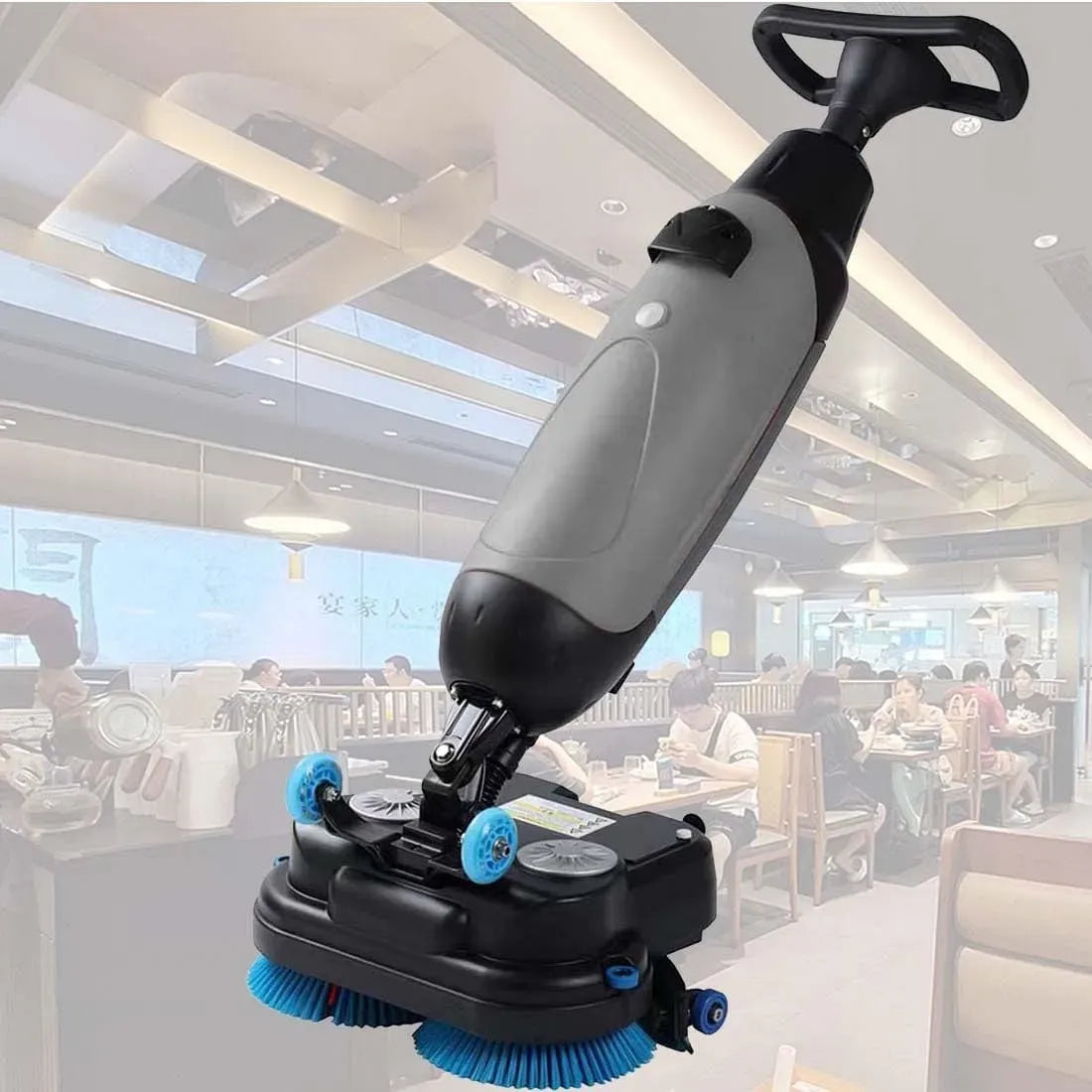 Lavasciuga, 17 pollici, lavatrice/asciugatrice, portatile, professionale, grigio, Rotante a 360° Grey