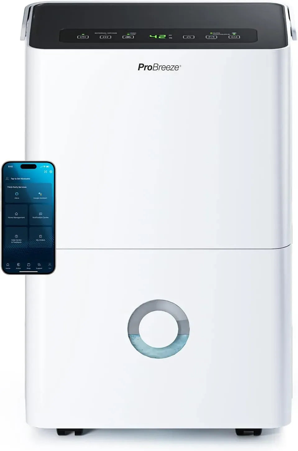 Deumidificatore 30L/giorno, timer, display digitale, Timer 24 ore