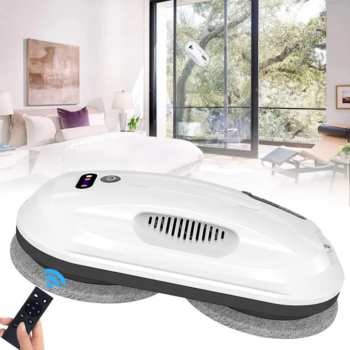 Lavavetri, Robot, pulitore elettrico per vetri, esterno, professionale, vetro, per La Pulizia Del Vetro Per Finestre Alte All'interno E