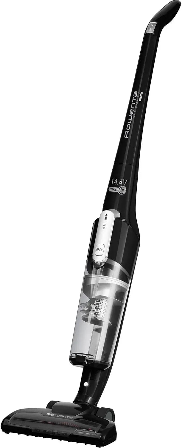 Rowenta RH6545 Air Force Light Scopa Elettrica Senza Filo, Luci LED, 65 Litri, 80 Decibel, 2 velocità, Ultraleggera, Tecnologia CiclonicaNero