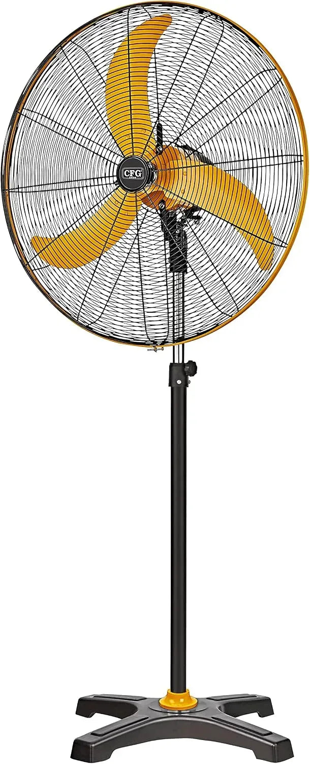 Ventilatore, 76 cm, LUCE QUADRA EV066, bianco