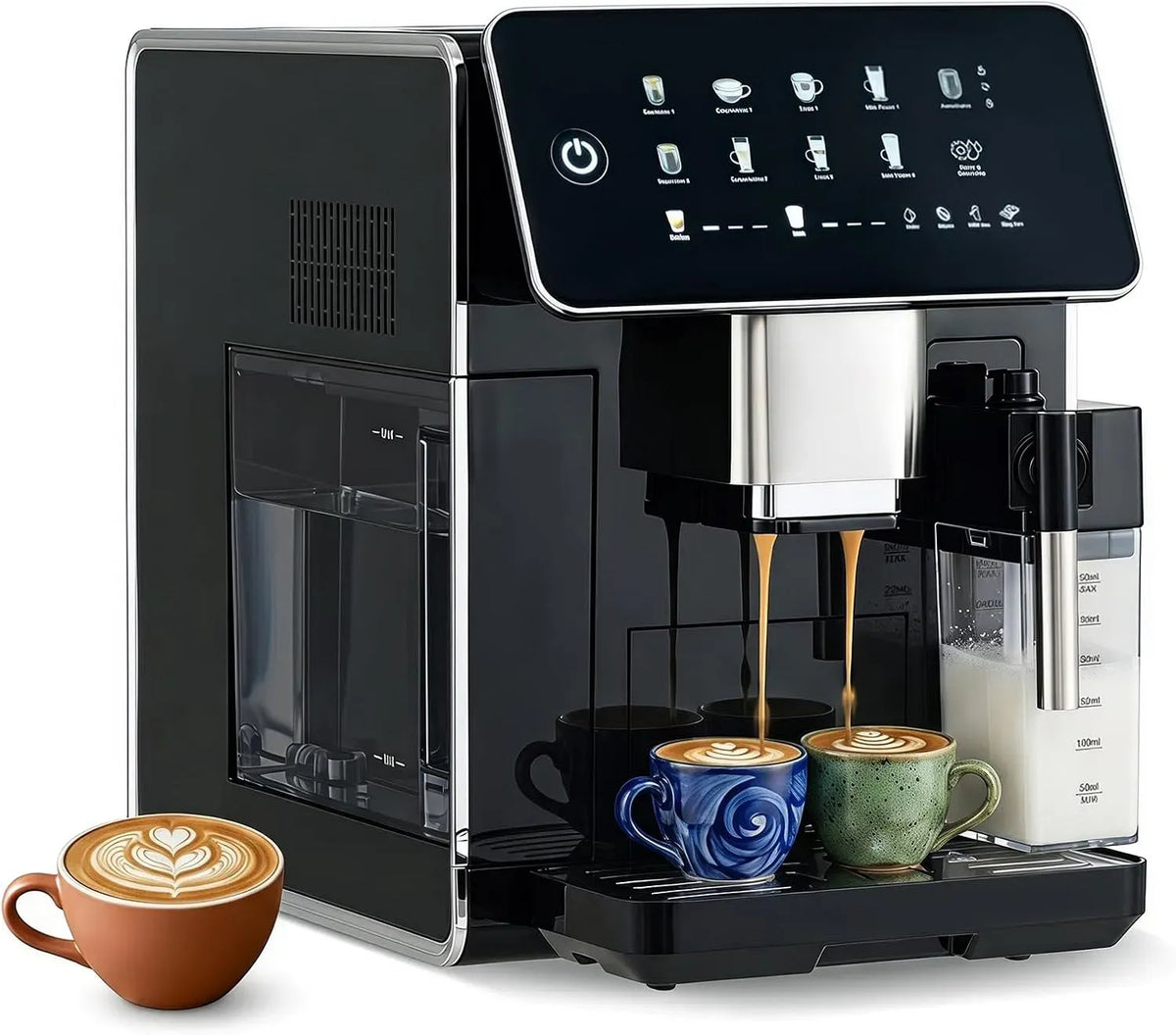 per Case, Caffettiera, per Ufficio, Machina da Caffè Automatica 15 Bar