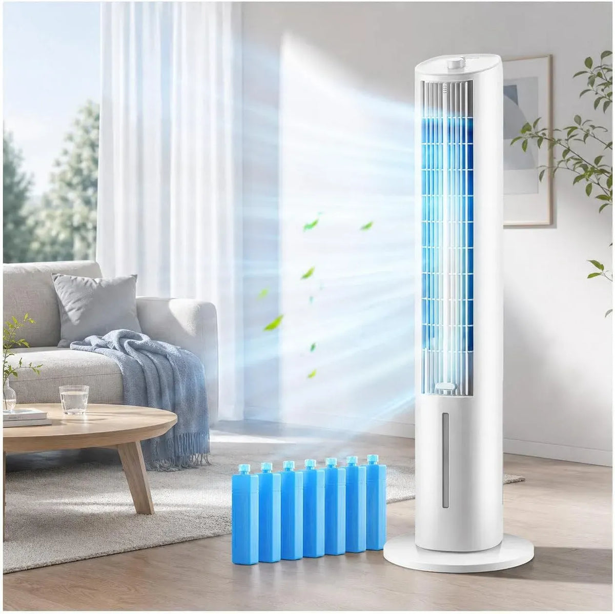 Condizionatore, portatile, 3 velocità, climatizzatore, Raffrescatore Evaporativo ad Ampio Angolo