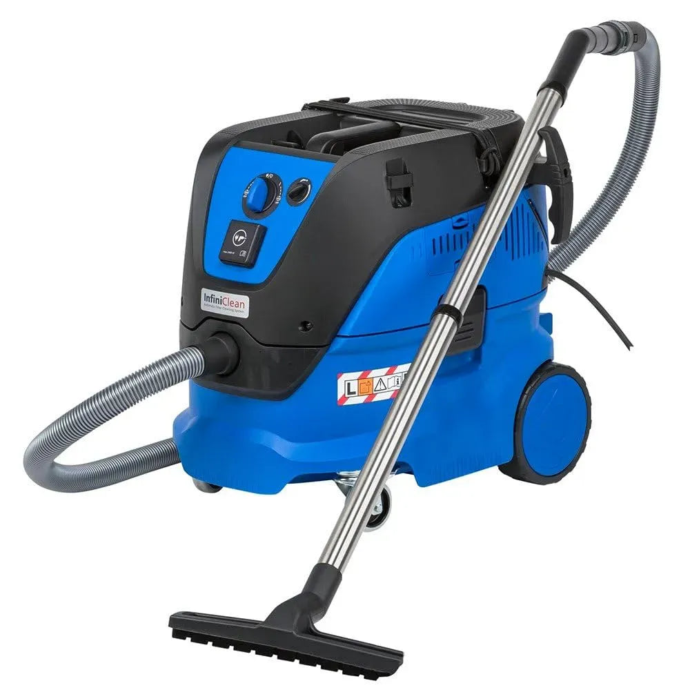 Aspirapolvere, 565X385X520 mm, 1400 W, blu, aspiratore elettrico domestico, Nilfisk 107412103 Attix 33 Aspirapolvere con Sistema Infiniclean