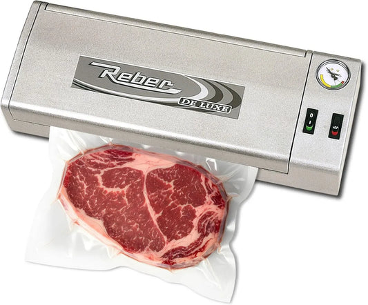 macchina per sottovuoto alimentare, Reber Macchina Sottovuoto Alimenti Family De Luxe