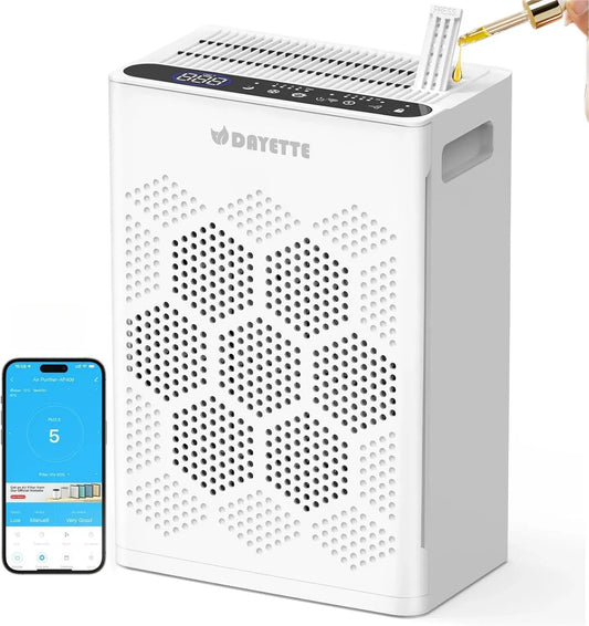 Purificatore d'aria H14, 300 m³/h, Wi-Fi, controllo WiFi e Alexa