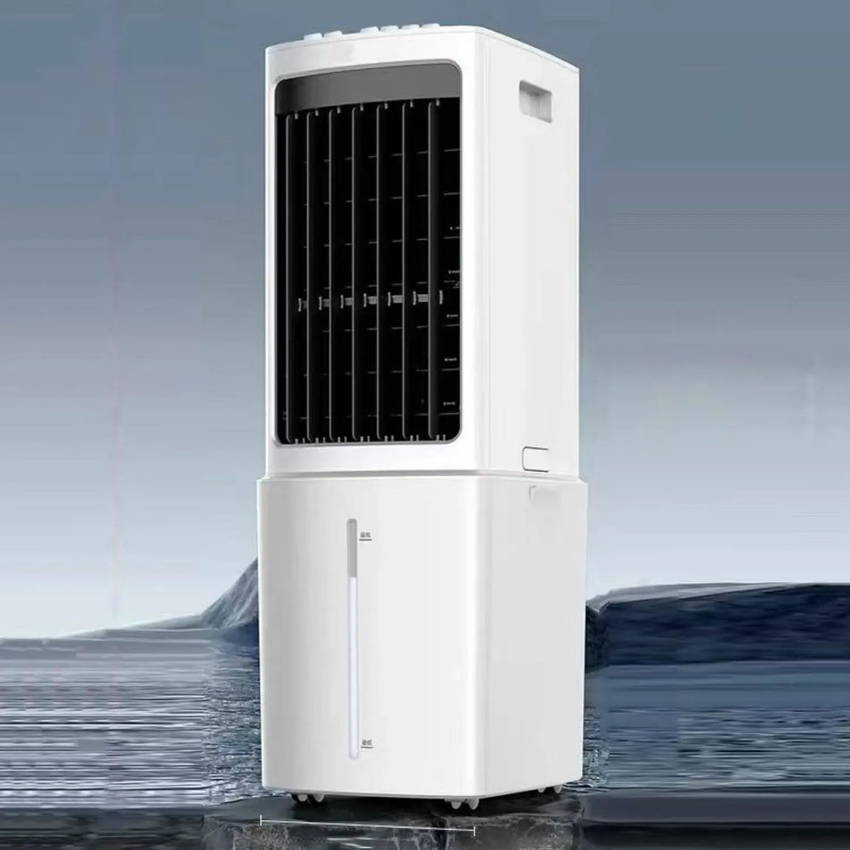 Condizionatore, 12 L, portatile, timer, oscillazione, ampio serbatoio, timer da 7,5 ore, oscillazione a 90°, 2 scomparti per il ghiaccio