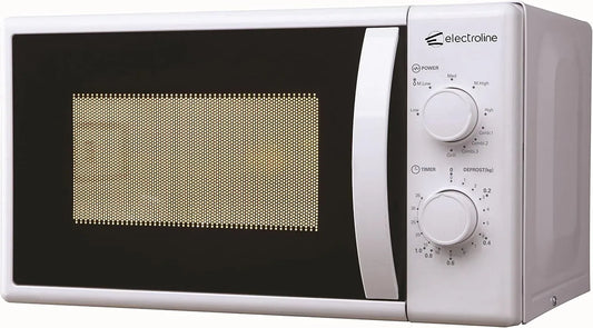 Forno a microonde, 20 L, 800 W, Electroline ME208COR, bianco