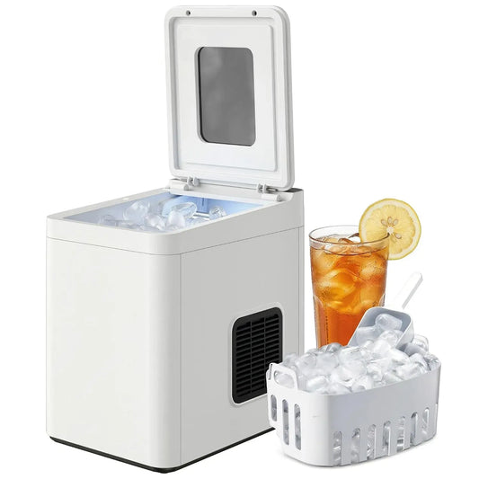 12kg/24h macchina per ghiaccio, 12 kg, per ghiaccio 12kg/24h 9 cubetti auto-pulente, HOMCOM