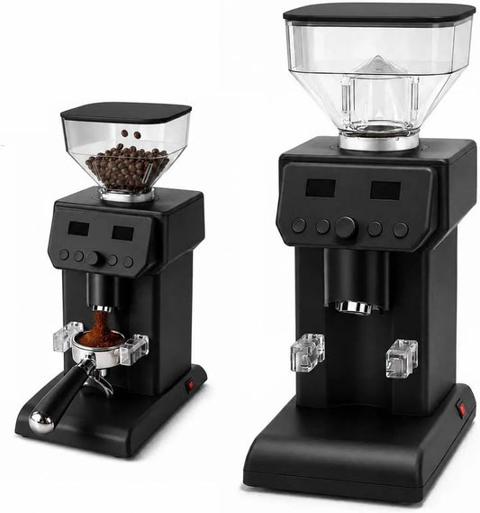 Macinacaffè per uso professionale per Bar, Macine Piatte da 50 Mm, 300 W Black