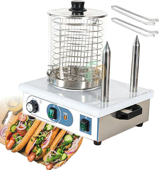 E 12 Macchina per Hot, Griglia, piastra per panini e sandwich, per Salsicce con 2 Pinze per Griglia