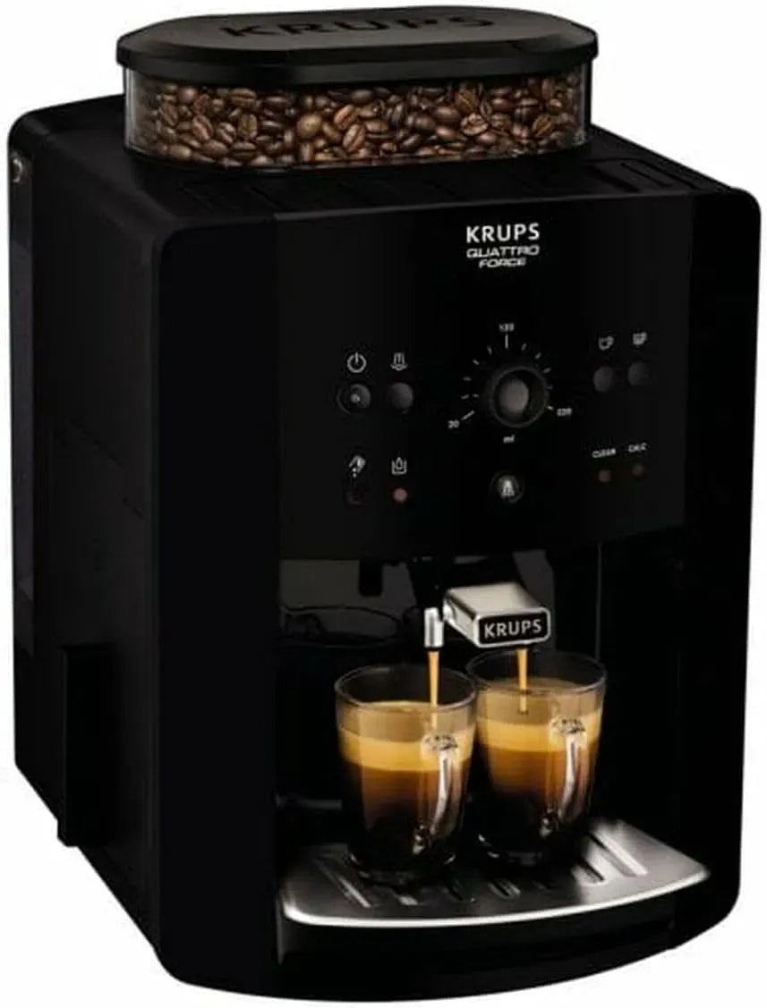 Krups EA8110 Macchina per espresso, macchina per caff, macchina da caffè elettrica, 1,7 L, libera installazione, nero