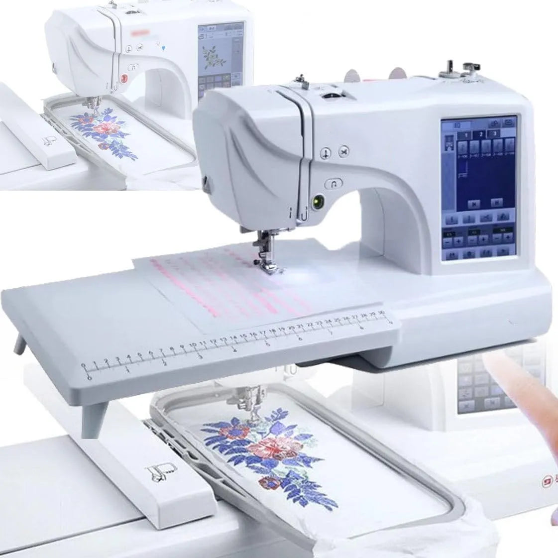 X 9 Automatica158 Macchina Da Ricamo, Macchina Da Cucire, macchina per cucito elettrica, ricamatrice elettrica, touch, display LCD
