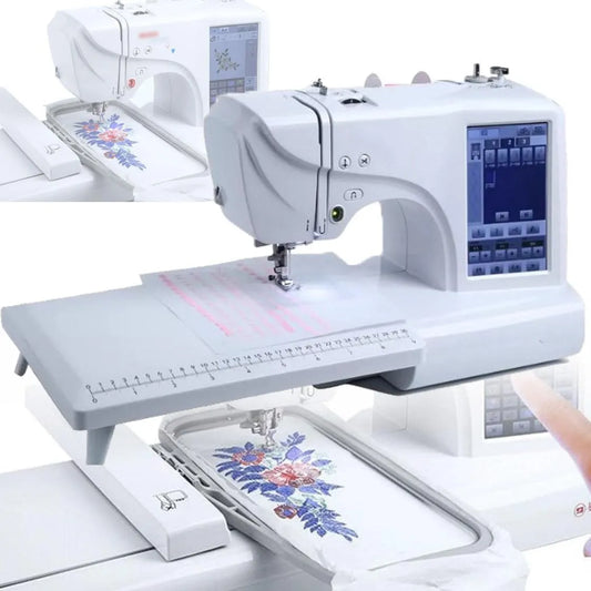 X 9 Automatica158 Macchina Da Ricamo, Macchina Da Cucire, macchina per cucito elettrica, ricamatrice elettrica, touch, display LCD