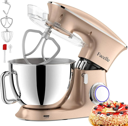 Robot da cucina, 8,5 L, 2000 W, Impastatrice, macchina da cucina, Planetaria 2000W 8,5L Robot da Cucina Facelle Mixer Cucina