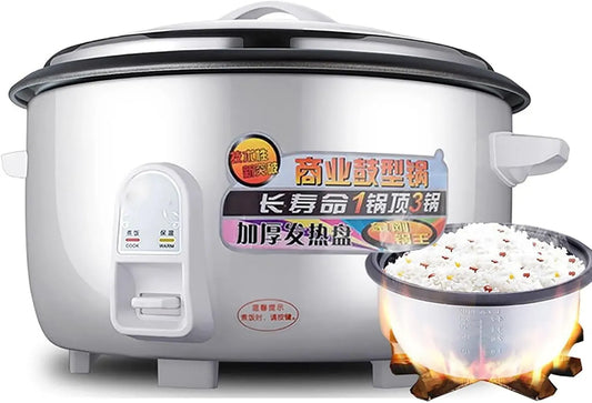 Pentola e padella, 45 L, rivestimento antiaderente, professionale, rimovibile, acciaio inox, coperchio in acciaio inossidabile