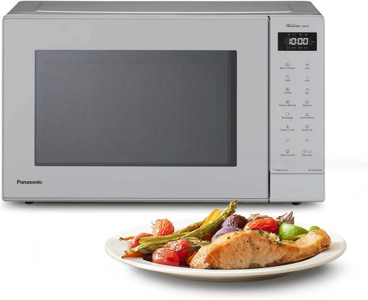 Panasonic NN-GT66QMEPG Forno a microonde, 31 L, 1000 W, grill, scongelamento, argento, 7 Livelli di Potenza, LED