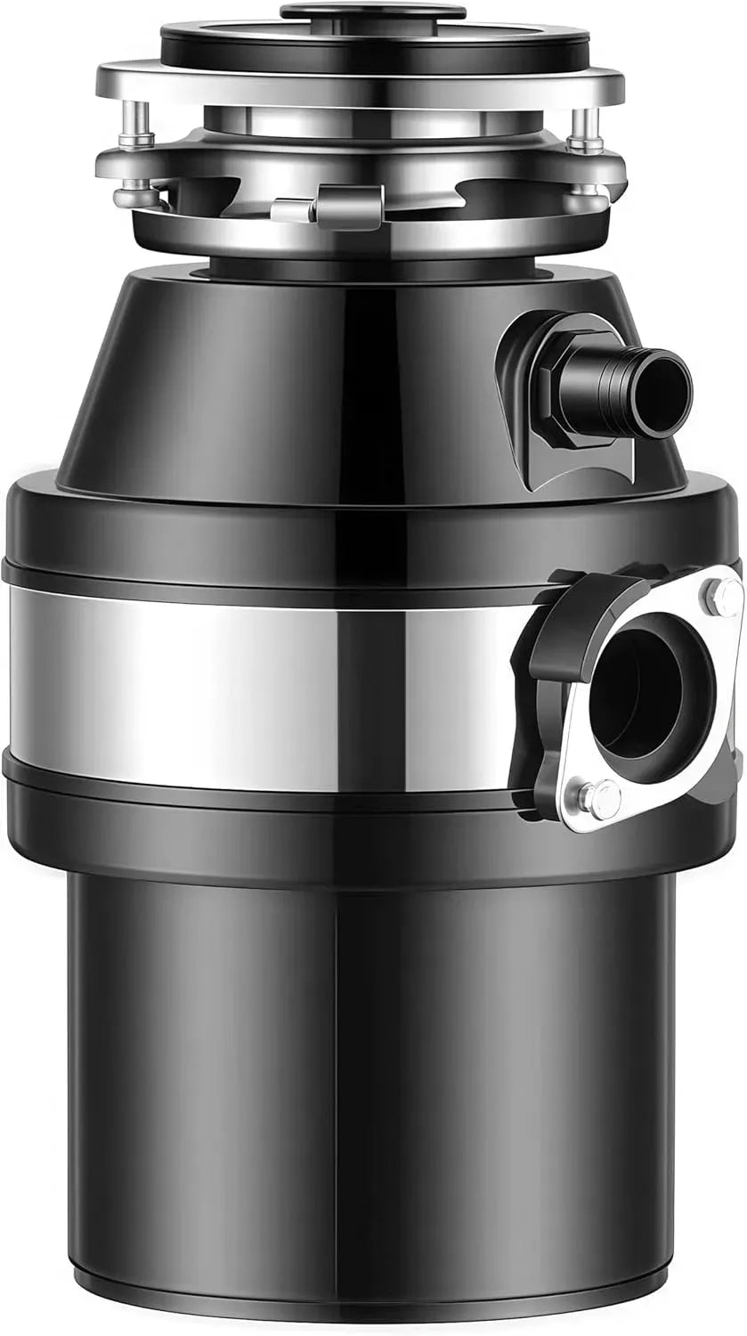 Lavello da cucina, acciaio inox, 4000 Giri/Min, Trituratore di Rifiuti Alimentari in Acciaio Inox