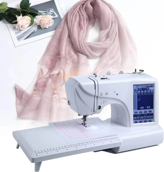 Macchina da Cucire, Macchina da Ricamo, macchina per cucito elettrica, ricamatrice elettrica, touch, display LCD, per stilisti di Moda