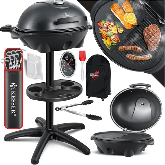 2in1 Barbecue, supporto, tavolo, grill, per coperchio