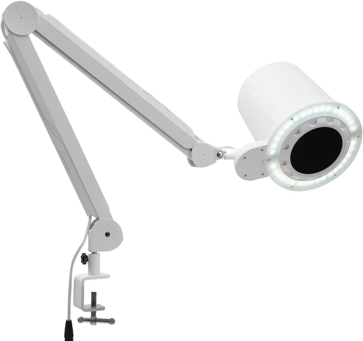 in ABS, Aspiratore Unghie Professionale Forte 55W 8m dotato di Luce LED 3 Colori