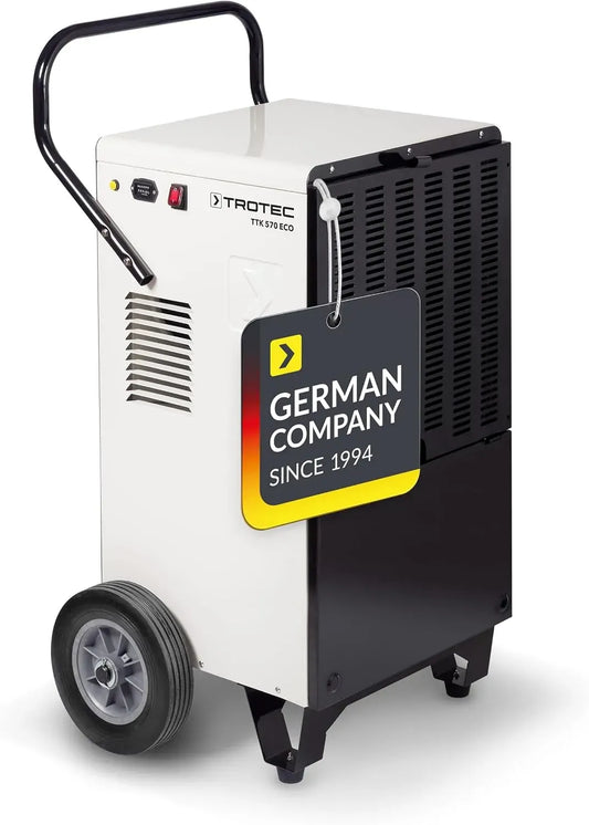 Asciugatrice, TROTEC TTK 570, superficie 440 m² / 1100 m³, capacità 110 l/giorno, Deumidificatore ECO
