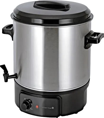 Bollitore elettrico PB27S, 20 L, 1800 W, acciaio inox, nero