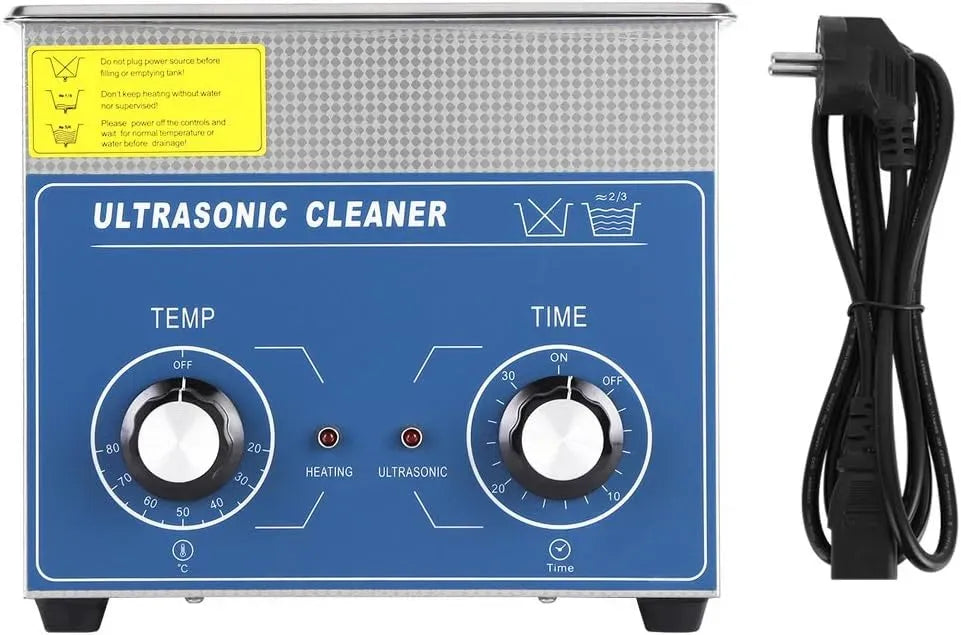 vasca per pulizia a ultrasuoni, Pulitore, 3 L, professionale, acciaio inox, funzione riscaldante, per gioielli