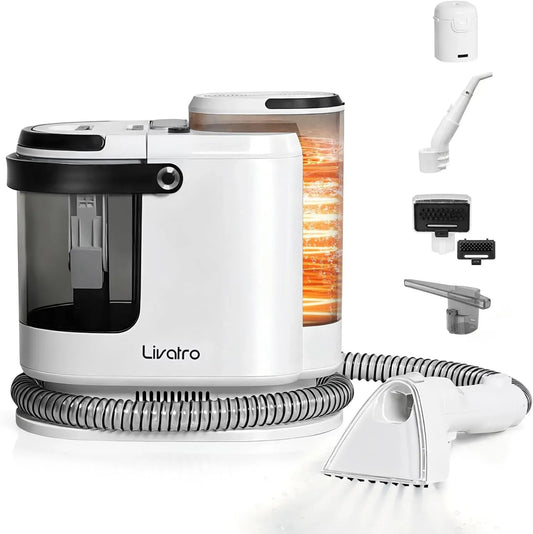 Pulitore a vapore, 1700 W, uso su pavimenti, cucina, auto, finestre e divano