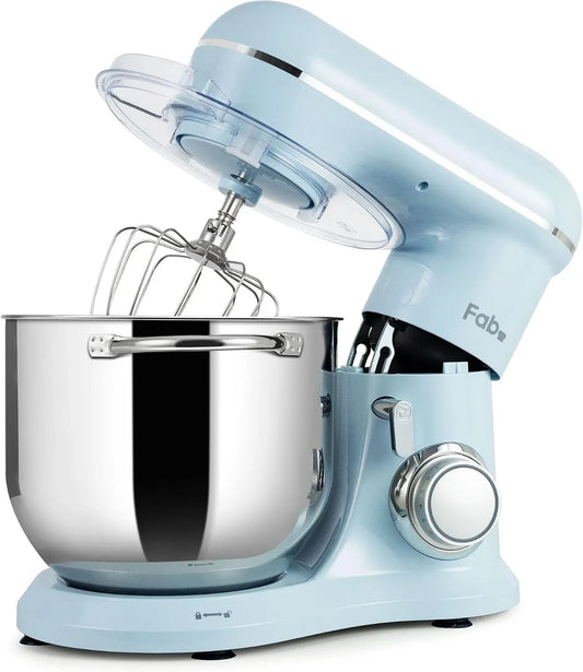 Mescolatore e Frusta Sbattitrice, 8L Planetaria Professionale 2000W, Fab by Kitchen in the box Impastatrice Planetaria, 10 Velocità con Uncino