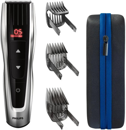 Philips Series 9000 HC9420/15 Tagliacapelli, Argento, Nero