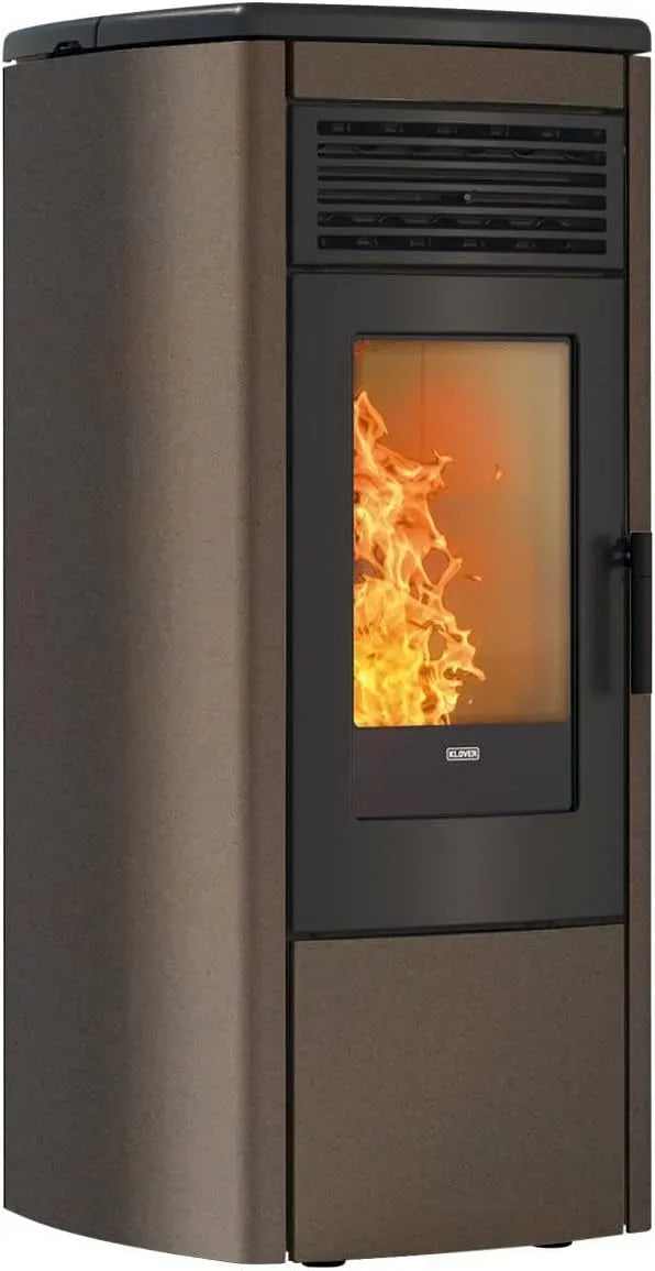 AURA 120 A PELLET KLOVER MODELLO KW 11,1 COLORE BRONZO Ghisa WiFi di serie