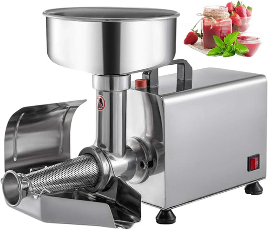 Passapomodoro elettrico, pressa per pomodori, Passapomodoro 90-160kg/h, professionale, acciaio inox