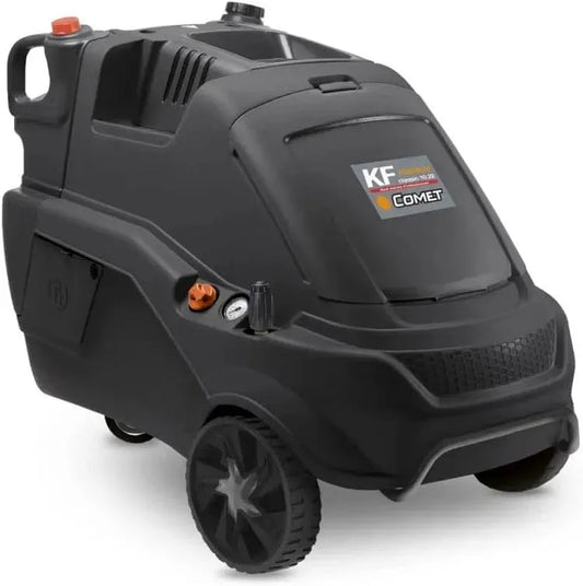 Idropulitrice KF 9, 19 L, 400 V, ampio serbatoio, professionale, 200 bar, 110°C, 60 L/h, Serbatoio Gasolio 1 L
