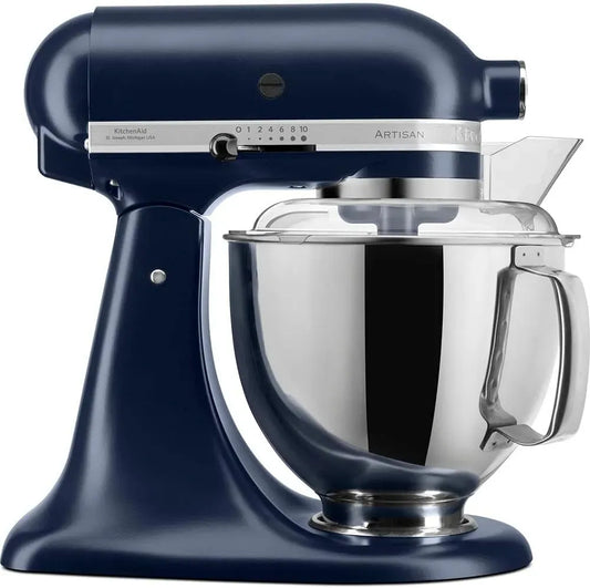 KitchenAid Robot da cucina, 4.8 L, blu, macchina da cucina, Robot da Cucina con testa inclinabile e 7 accessori
