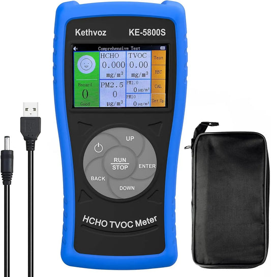PM2.5/10 KE-5800S Rilevatore, misuratore della qualità dell'aria, professionale