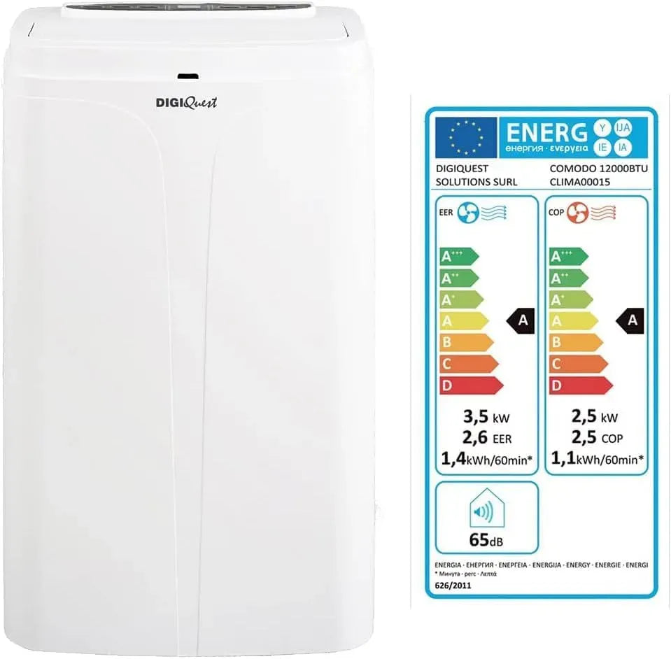 12000BTU Climatizzatore portatile COMODO, DIGIQUEST
